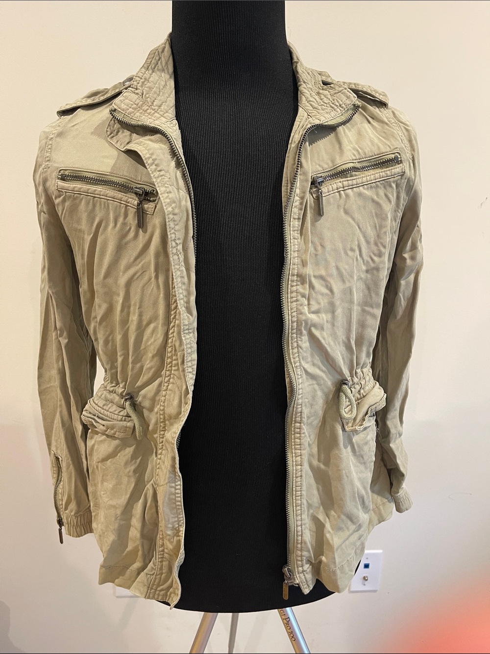 Max Jeans Lightweight Green Utility Jacket